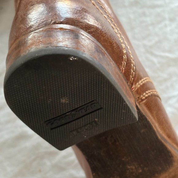 Woman's Skechers -Starship Side Zip Leather Combat Boots Size 9 Very Comfortable - Picture 13 of 14